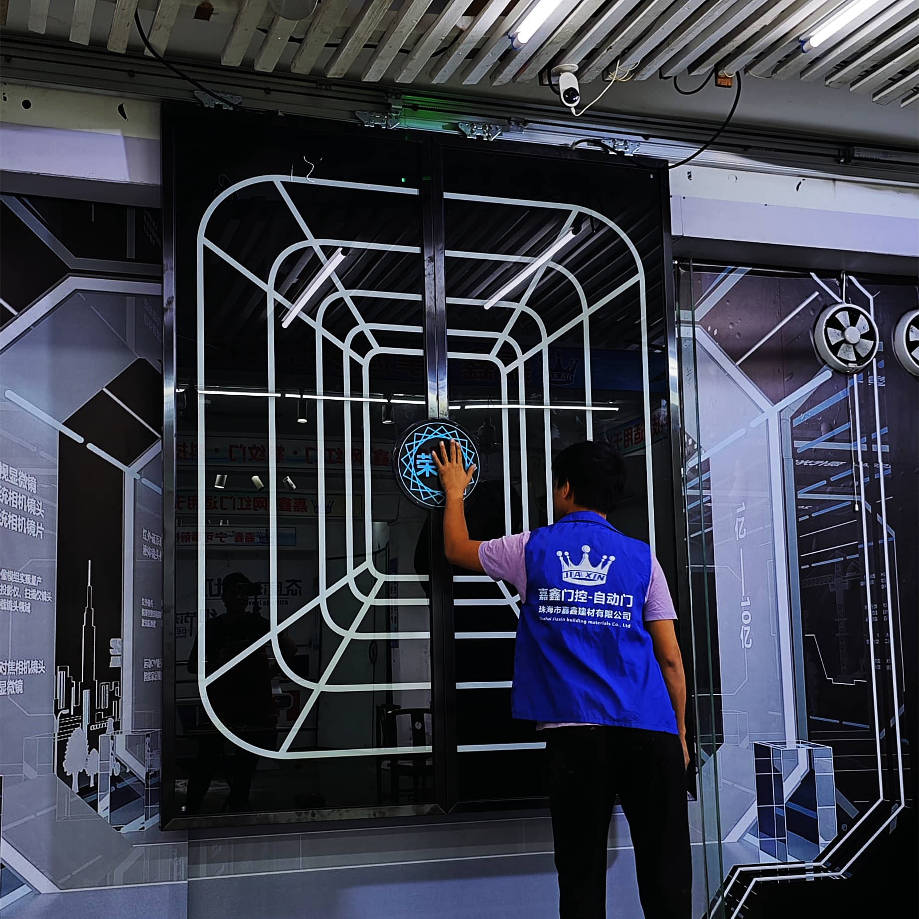 嘉鑫电子掌纹门